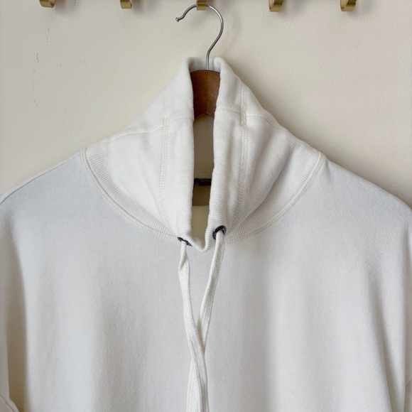 Sweaty Betty Harmonize Luxe Pullover High Neck Sweatshirt Small White - Picture 3 of 11
